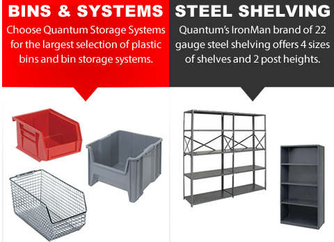 Industrial Bin Storage Shelving - Storage Solutions Inc