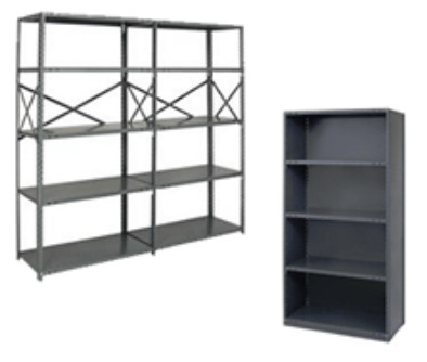 Steel shelving advantages for home office organization