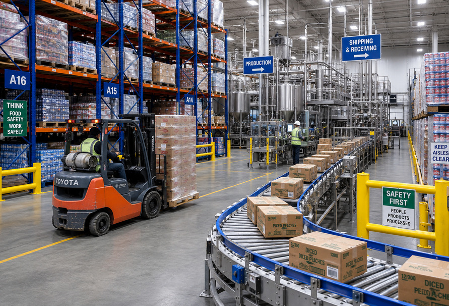 Food Beverage Material Handling Solutions Storage, Distribution Production Support Buckeye Industrial