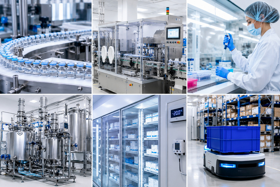 Pharmaceutical Material Handling Solutions Clean Compliant Warehouse Systems Buckeye Industrial